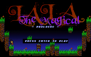 Lala Prologue (Homebrew) — Title screen